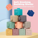 Montessori Toys Soft Stacking Building Blocks Rings Balls Sets 3 in 1 Baby Toys Bundle for Babies 6-12 Months Sensory for Toddlers 1-3 Teething Bath for Infants Learning Toy by TinyTreasures Baby Boutique