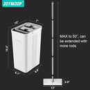 JOYMOOP Hands-Free Self-Cleaning Microfiber Mop and Bucket with Wringer Set for Home, Mops for Floor Cleaning and Wall Cleaner, Hardwood, Tile, Laminate, Vinyl Floors, Smooth Walls, and Glass Windows by CozyNest Decor