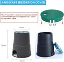 ID 5.5 "OD 6" Sprinkler Valve Cover Green Sprinkler Cover Irrigation Valve Box Cover 6 Inch Suitable for Greenhouse Cover for Sprinkler Valve Grass Sprinkler Box Cover Irrigation Box Lid by GreenHaven Gardens