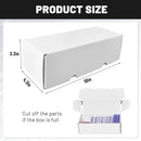 NUMINA 7 Pack 600 Card Storage Box Organizer for Trading Card Collection, Heavy Duty Sports Cardboard Box, Trading Gaming Cards Storage Box with Adjustable Dividers by GreenHaven Gardens