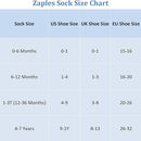 Zaples Baby Non Slip Grip Ankle Socks with Non Skid Soles for Infants Toddlers Kids Boys Girls by TinyTreasures Baby Boutique