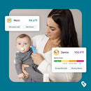 Kinsa Smart Ear Thermometer for Fever - Medical Infrared Termometro - FDA Cleared for Body Temperature Readings for All Ages - Connects to a Smartphone App to Track Symptoms and Get Illness Guidance by TinyTreasures Baby Boutique