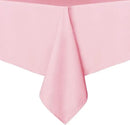sancua Rectangle Tablecloth - 60 x 102 Inch - Stain and Wrinkle Resistant Washable Polyester Table Cloth, Decorative Fabric Table Cover for Dining Tables, Buffet Parties and Camping, Pink by CozyNest Decor