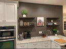 Joel's Antiques - 42 Inch Wooden Floating Shelves for Wall - 42x8x2 in - Made of Natural Wood - Heavy Duty Rustic Wall Shelves for Bedroom - Perfect for Living Room, Kitchen - Mocha by CozyNest Decor