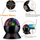 MOKOQI Star Projector Night Lights for Kids with Timer, Toys for 2-5-14 Year Old Boys Room Lights for Kids Glow in The Dark Stars Moon for Child Sleep Peacefully, Birthday Gifts for Boys-Black by TinyTreasures Baby Boutique