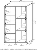 Furinno Luder Bookcase / Book / Storage , 7-Cube, White by TinyTreasures Baby Boutique