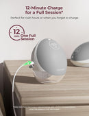 Momcozy Breast Pump Hands Free Upgraded Mobile Flow | M9, App Discreet Control with Personalized Multi-Modes & 15 Levels, Wearable Breast Pump 24mm, 2 Pack Gray by TinyTreasures Baby Boutique
