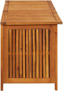 vidaXL Outdoor Storage Box, Deck Box with Gas-Lift Lid, Storage Chest with Water-Resistant Zippered Bag Inside, 59.1''x19.7''x22.8'', Solid Acacia Wood by CozyNest Decor
