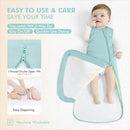 HAPIU Unisex Rayon Made from Bamboo Baby Sleep Sack TOG 1.0, 2-Way Zipper YKK, Wearable Blanket Baby by TinyTreasures Baby Boutique