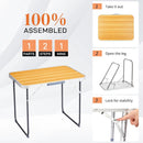 Outvita 2.3ft Portable Folding Camping Table, Outdoor Waterproof Picnic Table, Aluminum Lightweight Suitcase Foldable Table for Picnic BBQ Beach Dining by GreenHaven Gardens