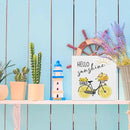 Lemon Decor Summer Decorations Hello Sunshine Wooden Sign Rustic Home Decor 5 x 5 Inches by CozyNest Decor