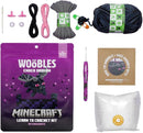 The Woobles Minecraft Crochet Kit – Beginner Crochet Kit for Adults & Kids, Easy Knitting Kit with Woobles Yarn, DIY Crafts, Crochet Animals, Minecraft Toys, Gift for Gamers & Crafters (Ender Dragon) by TinyTreasures Baby Boutique
