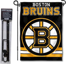 WinCraft Boston Bruins Garden Flag with Pole Stand Holder by GreenHaven Gardens