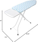 Brabantia Size C Ironing Board (49x18 in) 7 Height Options, Solid Steam Unit Holder (Fresh Breeze) Non-Slip Feet, Anti-Collapse Child Locks by CozyNest Decor