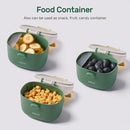 NCVI Baby Formula Dispenser On The Go, Formula Container To Go, Formula Holder for Travel, Outdoor Picnic with Baby Infant, Portable Container for Milk Powder, Snacks, Candy, Fruits (Green) by TinyTreasures Baby Boutique