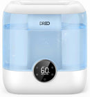 Dreo Humidifiers for Bedroom, 6L Top Fill Quiet Supersized Cool Mist Humidifier for Large Room, 60 Hour Runtime, Ultrasonic Humidifiers for Home, Baby, Plant, Indoor, Night Light, Blue by TinyTreasures Baby Boutique