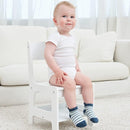 Zaples Baby Non Slip Grip Ankle Socks with Non Skid Soles for Infants Toddlers Kids Boys Girls by TinyTreasures Baby Boutique