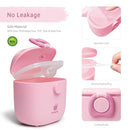 Termichy Baby Formula Dispenser, Portable Milk Powder Dispenser Container with Carry Handle and Scoop for Travel Outdoor Activities with Baby Infant, 8.8OZ, 0.55LB, 250g (Light Pink) by TinyTreasures Baby Boutique