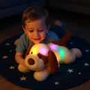 Cuteoy Glowing LED Dog Light-up Nightlight Toys Musical Plush Stuffed Animal Soft Singing Lullabies Birthday Christmas Plushies Puppy Gifts for Kids Boys Girls,14" by TinyTreasures Baby Boutique