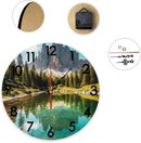 Generic Custom Wall Clock Personalized Picture Hanging Time Clocks Silent Non Ticking Round Decoration for Kitchen Family Friends Gifts by TinyTreasures Baby Boutique