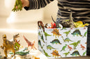 HIYAGON Rectangular Dinosaur Basket Baby Kids Storage Basket for Boys Cute Toy Box Bin Organizer Book Shelf Dinosaur Room Decor(Toy Dinosaur) by TinyTreasures Baby Boutique