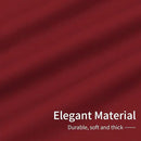 Easy-Going Blackout Curtains for Bedroom, Solid Thermal Insulated Grommet and Noise Reduction Window Drapes, Room Darkening Curtains for Living Room, 2 Panels(42x84 in, Christmas Red) by CozyNest Decor