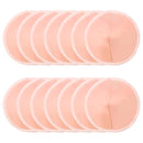 Nursing Pads Reusable, 14 Count Super Absorbent and Keep Dry Breast Pads for Leaking Milk Breastfeeding Moms Essentials (Beige,15cm/5.91in) by TinyTreasures Baby Boutique