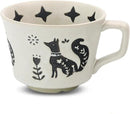 Ceramic Coffee Mug, 12 oz Novelty Unique Teacup with Large Handle, Stoneware Cup for Tea Mocha Latte Cappuccino Espresso (Fox) by CozyNest Decor