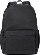 CLUCI Black Backpack for Women Men, Waterproof High School Bookbag, Lightweight Casual Travel Daypack, Classic Basic College Backpack, Middle School Bag for Teen Girls Boys Laptop Backpack by TinyTreasures Baby Boutique