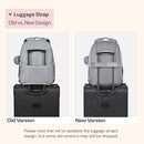 BabbleRoo Diaper Bag Backpack, Travel Backpack with Changing Pad, Pacifier Case & Stroller Straps, Multifunction, Waterproof, Unisex – Light Gray by TinyTreasures Baby Boutique