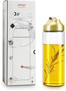 Aelga Gold Oil Dispenser - Gold Kitchen Accessories-Oil Dispenser Bottle for Kitchen with Stainless Steel Spout by CozyNest Decor