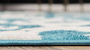 Unique Loom Rosso Collection Vintage Traditional Distressed Blue Round Rug (3' 3 x 3' 3) by CozyNest Decor