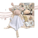 Love By Emi Baby Music Lovey Beige & White Giraffe, Baby Sleep Soother for Crib & Cuddle Bedtime, White Noise with Heartbeat & Lullaby, Plush Sound Toy, Stuffed Animal for Newborns, Infants & Toddlers by TinyTreasures Baby Boutique