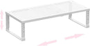 Metal Stackable Expandable Storage Shelf - Multi-Functional Home Storage Shelf, Suitable for Kitchen, Cabinet，Bathroom, Office, Garage, etc.（1PACK/White/Large by CozyNest Decor