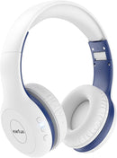EarFun K2 Kids Bluetooth Headphones, Kids Headphones with Volume Limited, 40H Playtime, Built-in Mic, Stereo Sound, Foldable Over-Ear Headphone for School/Travel/iPad/Tablet, White by TinyTreasures Baby Boutique