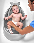 Skip Hop Infant Bath Tub 3-Stage Grow With Baby Smart Sling MOBY Bathtub Grey Age 0+ by TinyTreasures Baby Boutique