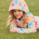 TUIJI Toddler Boys Girls Cartoon Print Zip Jacket Hooded Trench Lightweight Kids Coats Windbreaker Outdoor Cute Dust Coats by TinyTreasures Baby Boutique