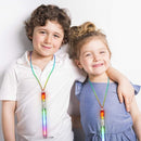 ArtCreativity Light Up Police Wands, Set of 12, Flashing LED Wand Sticks with Lanyards, Thrilling Light Show, Batteries Included, Birthday Party Favors, Carnival Prize, Goodie Bag Fillers for Kids by TinyTreasures Baby Boutique