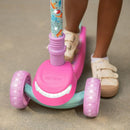Jetson Character Kids Kick Scooter, LED Lights on Stem & Light-Up Wheels, Lightweight Frame, Height-Adjustable Handlebar, Lean-to-Steer System, Easy-Fold Mechanism by TinyTreasures Baby Boutique