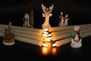 GenSwin Flameless Flickering Taper Candles with 2 Remote Controls and Timer, Real Wax 3D Wick Light Window Candles Battery Operated Pack of 8, Christmas Home Wedding Decor(Ivory, 0.78 X 9.64 Inch) by CozyNest Decor