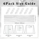 10FT 6 Pack White Cheesecloth Table Runner 20 x 120 Inch Long Rustic Gauze Cheese Cloth Table Runner for Wedding Bridal Baby Shower Table Decorations Boho Fabric Sheer Birthday Party Table Decor by CozyNest Decor