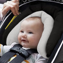 Pro Goleem Car Seat Head Support Infant, Soft Infant Car Seat Insert, 2 in 1 Carseat Head Support for Newborn, Perfect for Car Seat, Stroller, Swing, Bouncer, Gray and Black by TinyTreasures Baby Boutique
