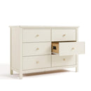 Graco Sasha 6 Drawer Dresser (Frosted Oat) – GREENGUARD Gold Certified, Wood Storage for Nursery or Kids’ Room, Safe Interlocking Drawer System & Easy Assembly with Pre-Installed Tracks by TinyTreasures Baby Boutique