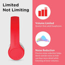LilGadgets Connect+ Wired Kids Headphones for School with Mic, Volume Limited & Noise Reduction, On-Ear Headset with Cord, SharePort Technology for Multiple Kids & SoftTouch Padding, Red by TinyTreasures Baby Boutique