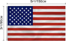 American Flag 3x5 Ft, USA US Flags Outdoor, Heavy Duty Durable, Embroidered Stars, Sewn Stripes and Brass Grommets by GreenHaven Gardens