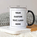 Custom Mugs with Pictures Text or Logo, Personalized Photo Coffee Mugs for Women, Personalized Gifts for Men Teacher or Nurse, Custom Coffee Mug Fathers Day Mothers Day Birthday or Christmas by TinyTreasures Baby Boutique