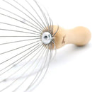 USAGA 28 Finger Head Scratcher, Head Massager, Scalp Massager for Scalp Body Relaxing Wood Handle (2 Pack) by CozyNest Decor