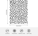 HGOD DESIGNS Polka DotsBlanket, Super Soft Brush Strokes Dots Throw Blanket 40"x50" Blanket for Bed Couch Chair Fall Winter Camping Living Room Office by CozyNest Decor