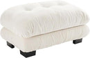 Ottoman - White by CozyNest Decor