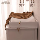 Milliard Nursery Dresser and Baby Changing Table with Storage & Removable Diaper Changing Top, White Modern Diaper Changing Station, Includes Spacious Drawer and Shelves, 18.5 x 35.5 x 40 inches by TinyTreasures Baby Boutique